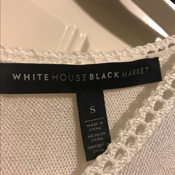 Sold! WHBM Ecru Ruffled Tank - NWOT - Picture 4 of 4